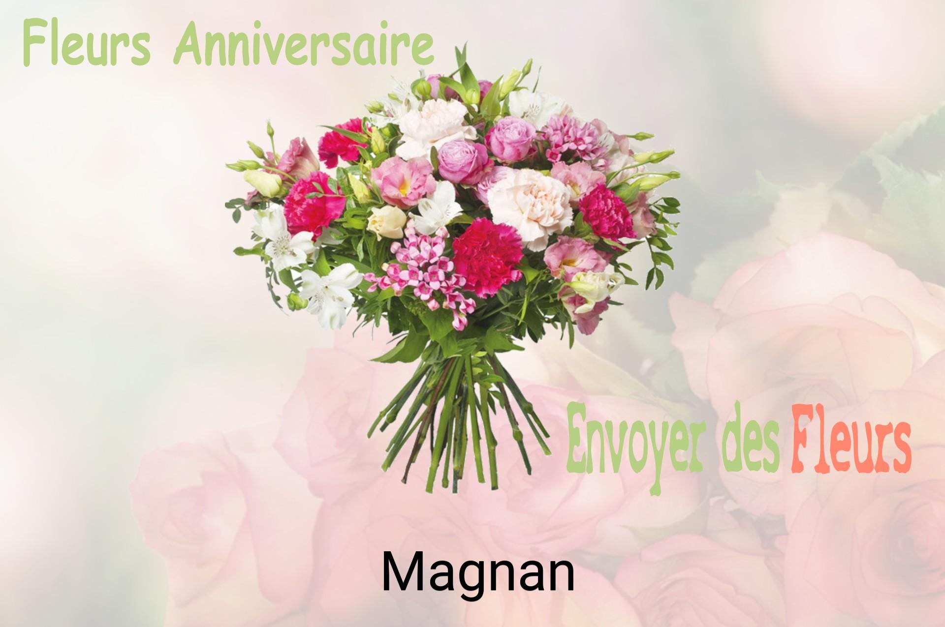 Bouquet de fleurs d’anniversaire livré à Magnan